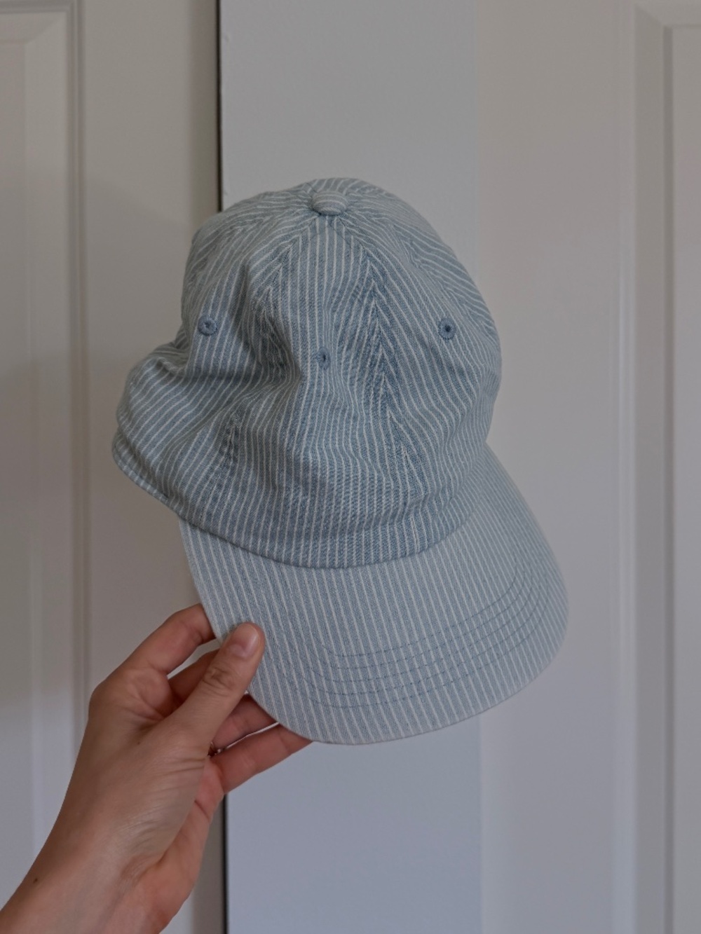 NEW Gap Striped Dad Hat - One Size, Blue Stripe